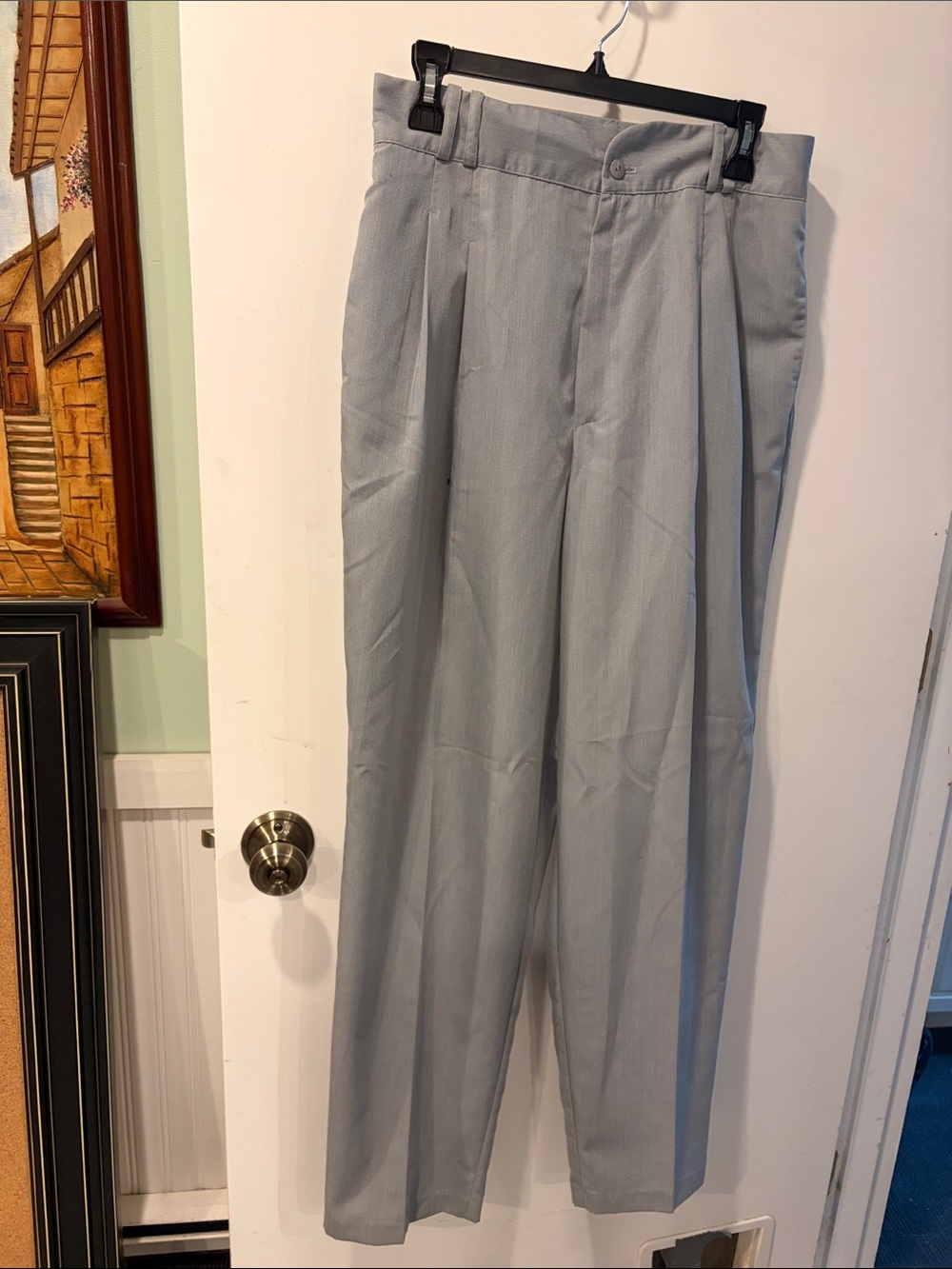 Casablanca size 14 Pleated Dress Pants in Light Gray
